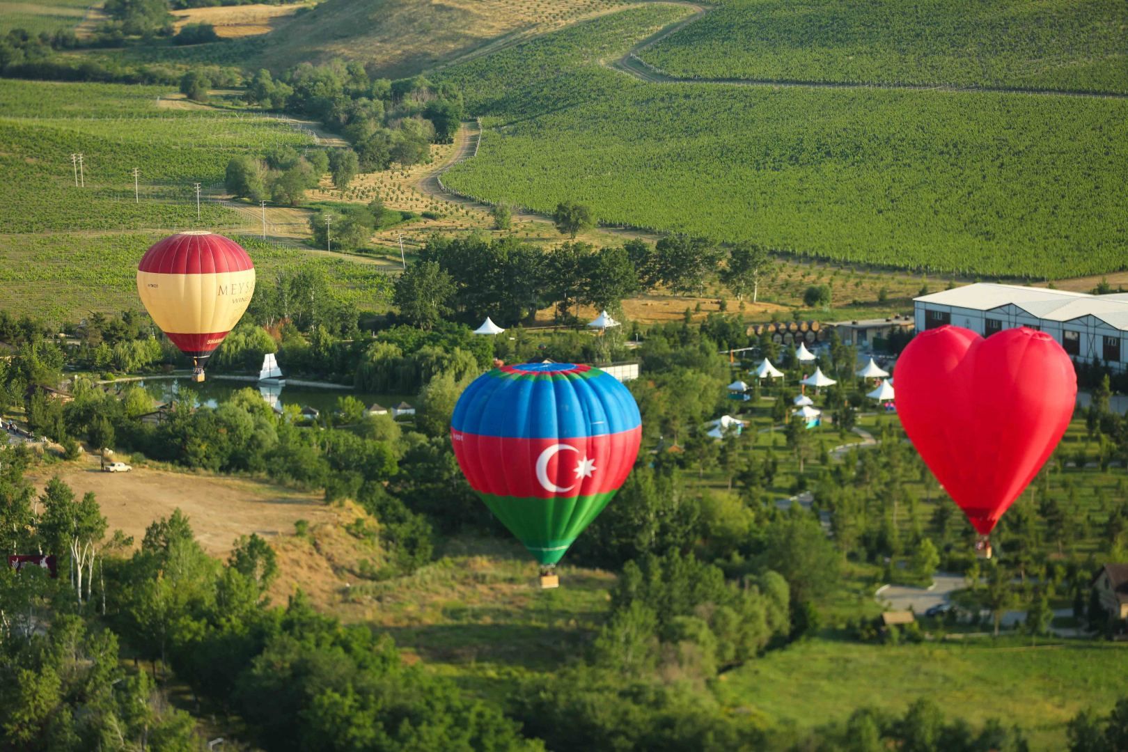 First Hot Air Balloon Festival held in Azerbaijan's Shamakhi