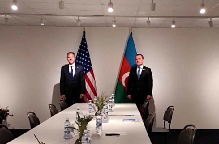 Azerbaijan's Bayramov meets with Secretary of State Antony Blinken