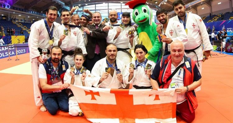 Georgian Judo team win European Games in Krakow