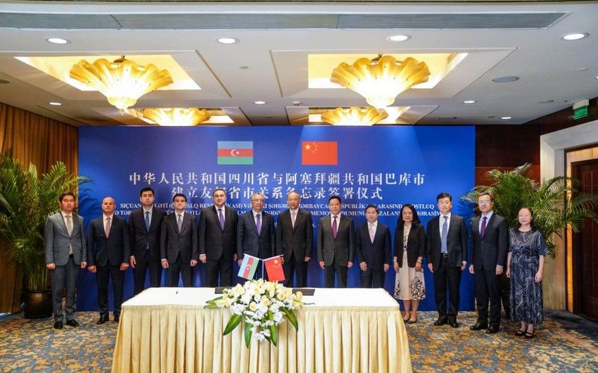 Baku, China sign memorandum of friendship and partnership