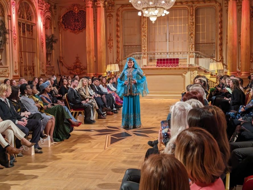 Azerbaijani fashion designer demonstrates her collection at Stockholm Int'l Fashion Fair [PHOTOS]