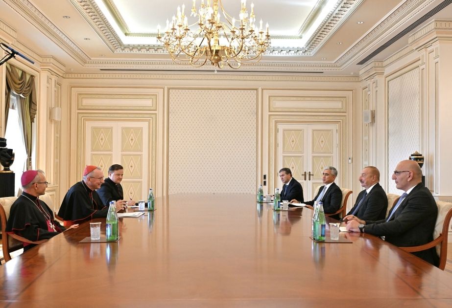 Azerbaijani President receives Secretary of State of Holy See [UPDATE]