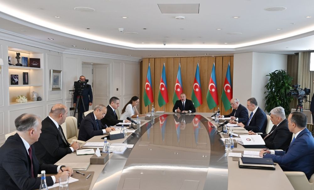 Meeting devoted to results of 6M2023 held under chairmanship of Azerbaijani President [UPDATE]