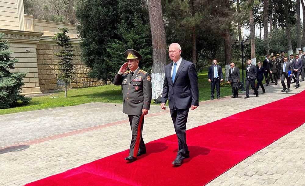 Azerbaijani Defense Minister meets Israeli counterpart [PHOTOS] - Gallery Image