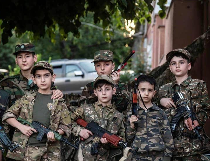 Armenian VOMA terrorist organization calling children to mine-laying trainings [PHOTOS]