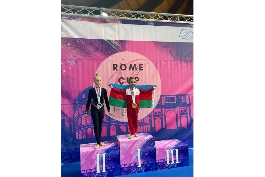 Azerbaijani gymnasts win gold at international tournament in Rome [PHOTOS]