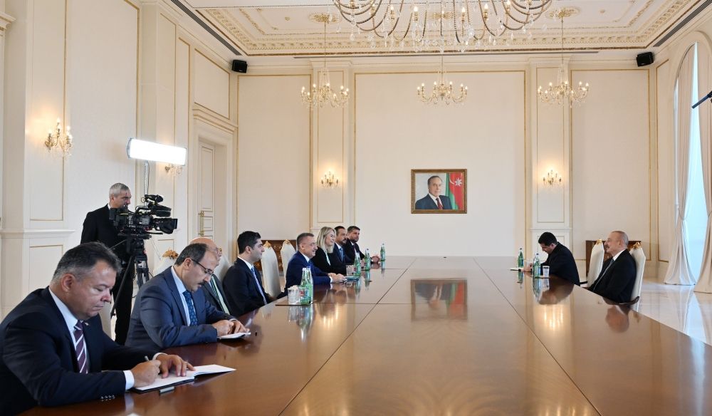 Azerbaijani President receives delegation of Foreign Affairs Committee of Turkish Grand National Assembly [PHOTOS]