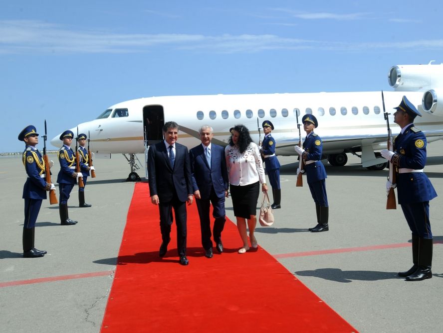 Head of Kurdistan Region of Iraq arrives in Azerbaijan for working visit [PHOTOS]