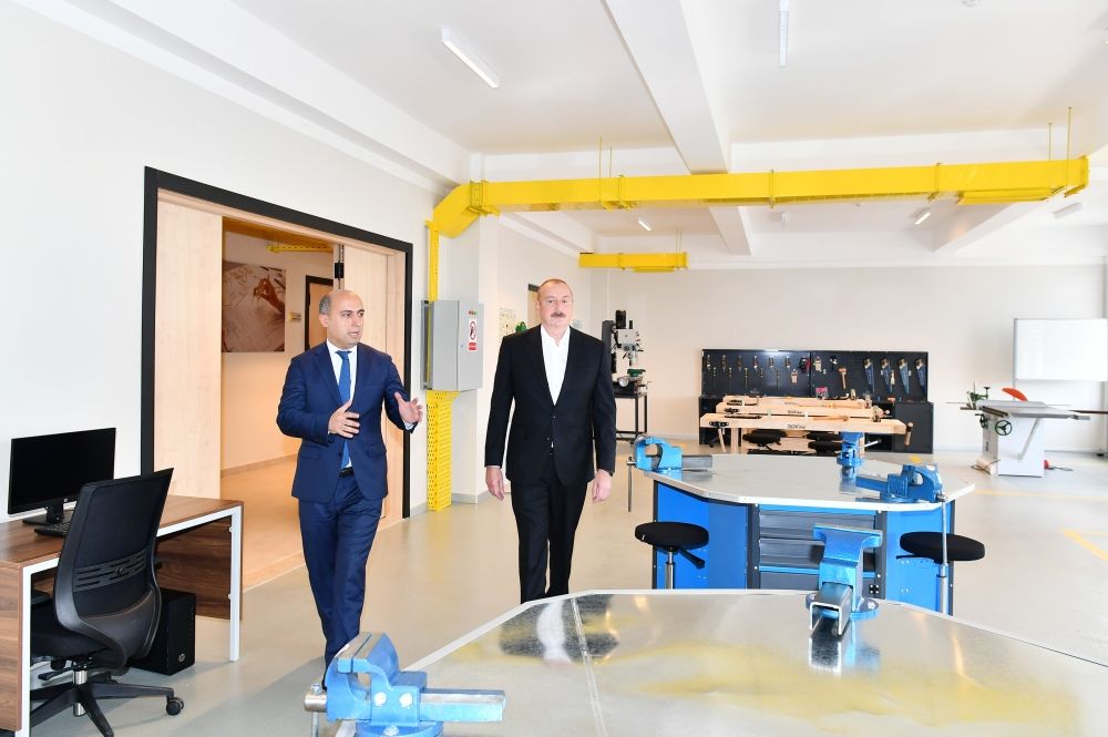 Azerbaijani President attends opening of Jalilabad State Vocational Education Center [PHOTOS/VIDEO]