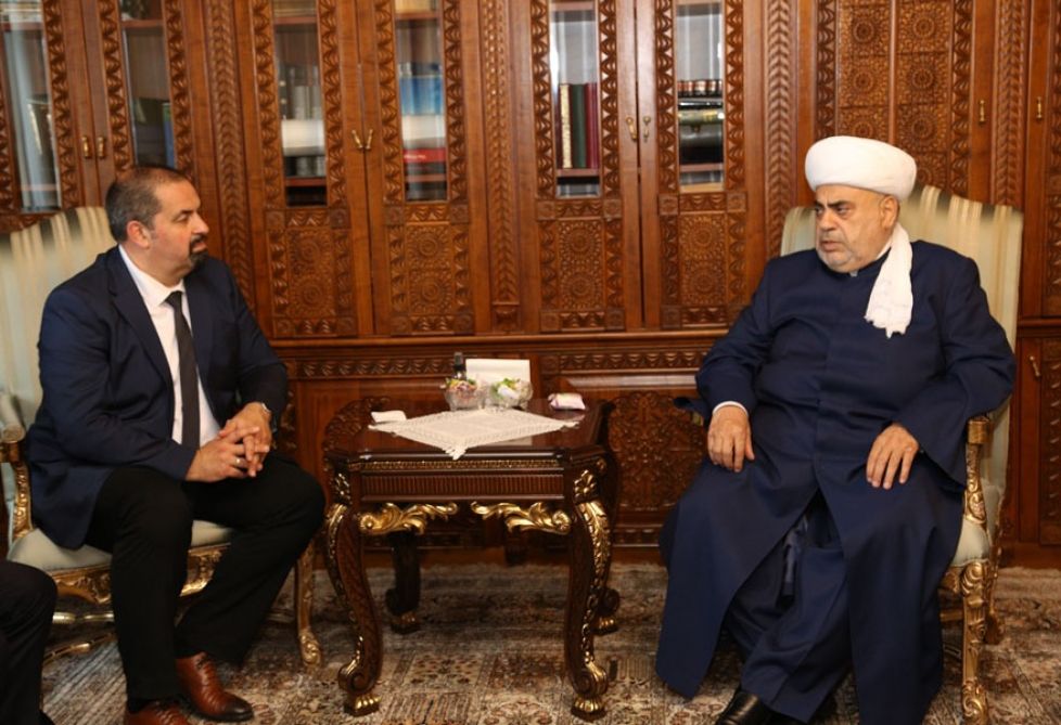 Caucasus Muslims Board's Chairman receives head of Central Council of Muslims of Germany [PHOTO]