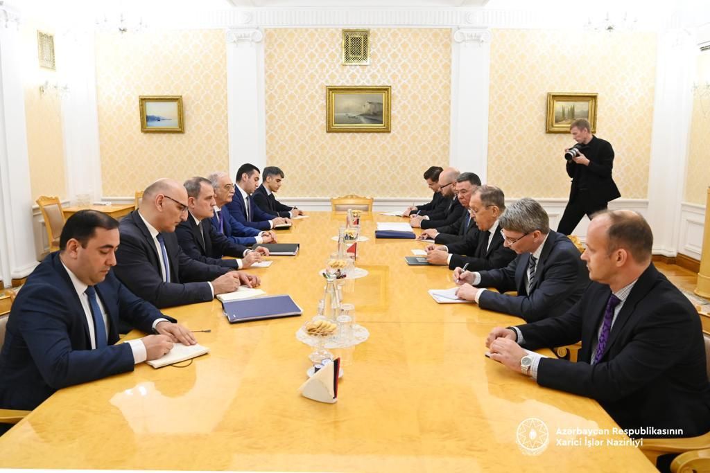 Meeting of Azerbaijani and Russian FM of  took place in Moscow