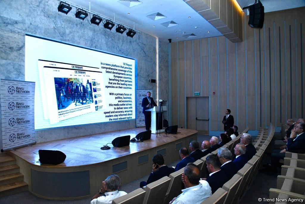 Central Europe Report project, uniting European news agencies, presented at Shusha Global Media Forum [PHOTOS] [VIDEOS]
