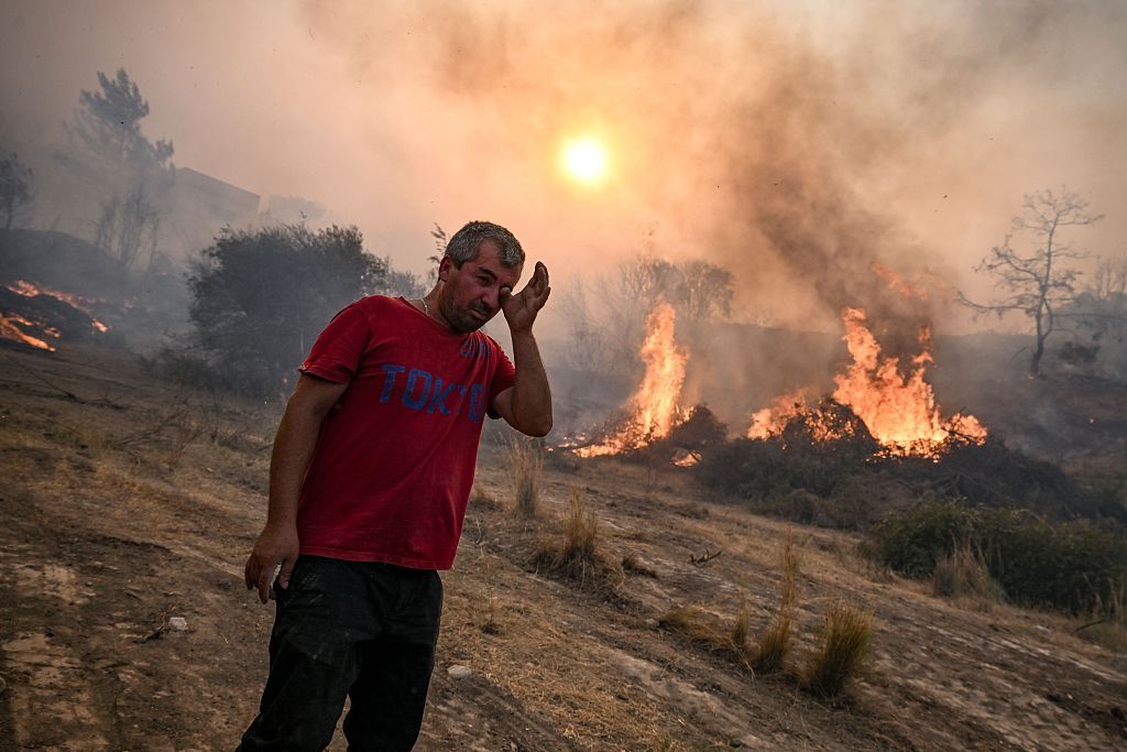 Wildfires bring death and destruction to Mediterranean