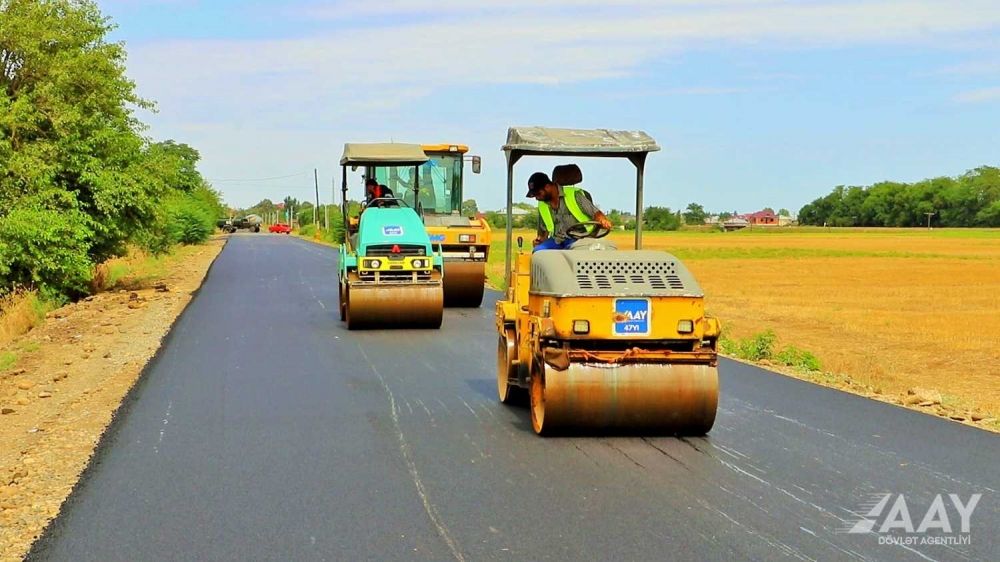 Reconstruction of roads used by 51,000 people continues in Masalli [PHOTO]