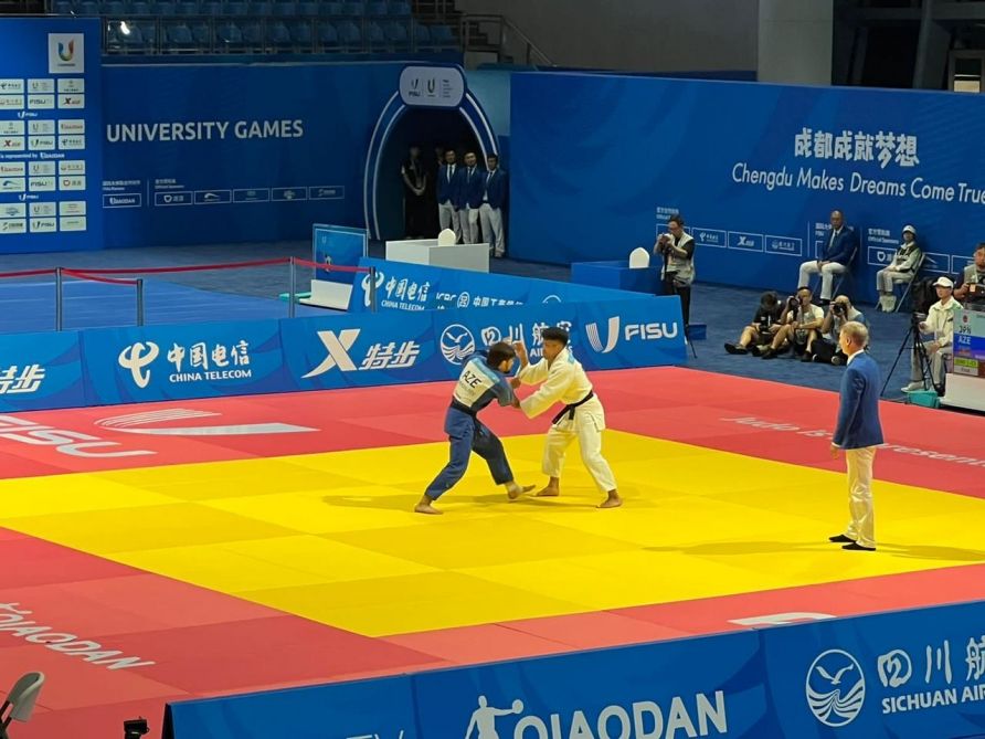 Azerbaijani judoist secures University Games silver in China [PHOTO]