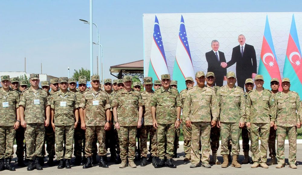 Solemn opening ceremony of "UZAZ-2023" exercises held in Uzbekistan [PHOTOS]