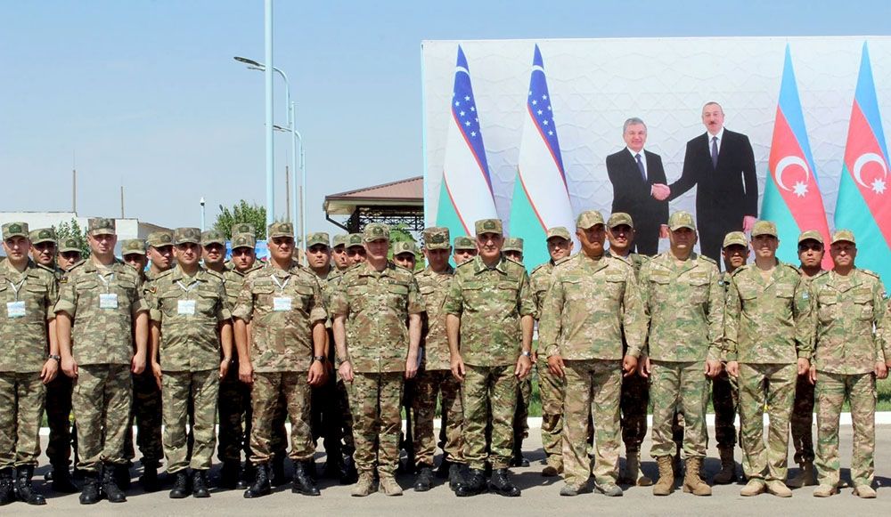 Solemn opening ceremony of "UZAZ-2023" exercises held in Uzbekistan [PHOTOS]