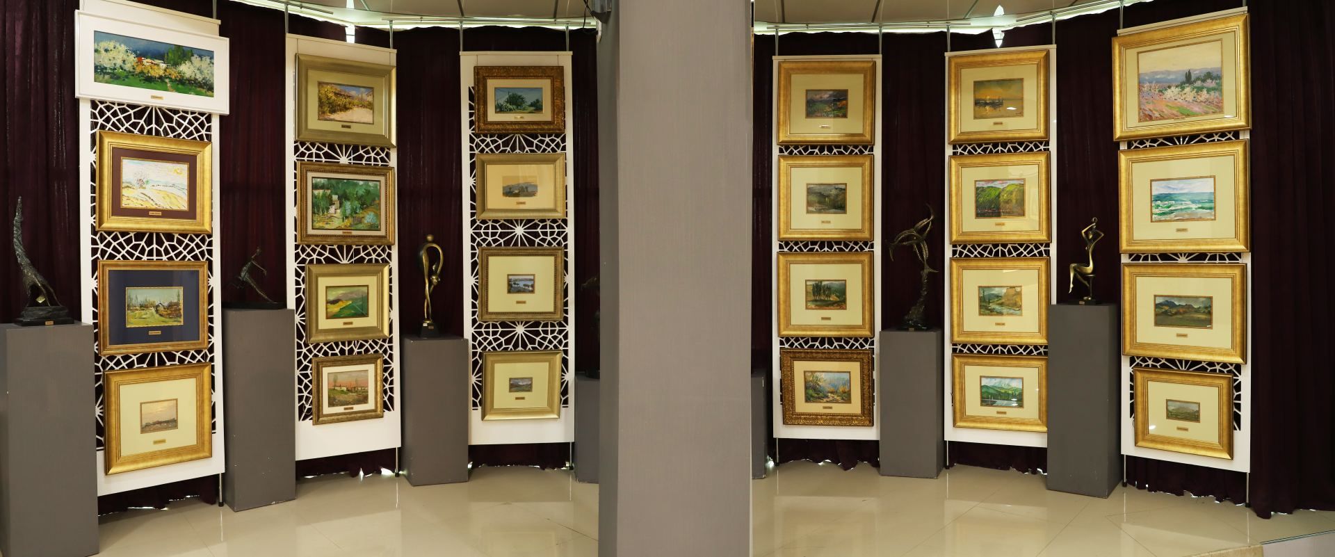 Khatai Arts Center display colorful etude paintings [PHOTOS]