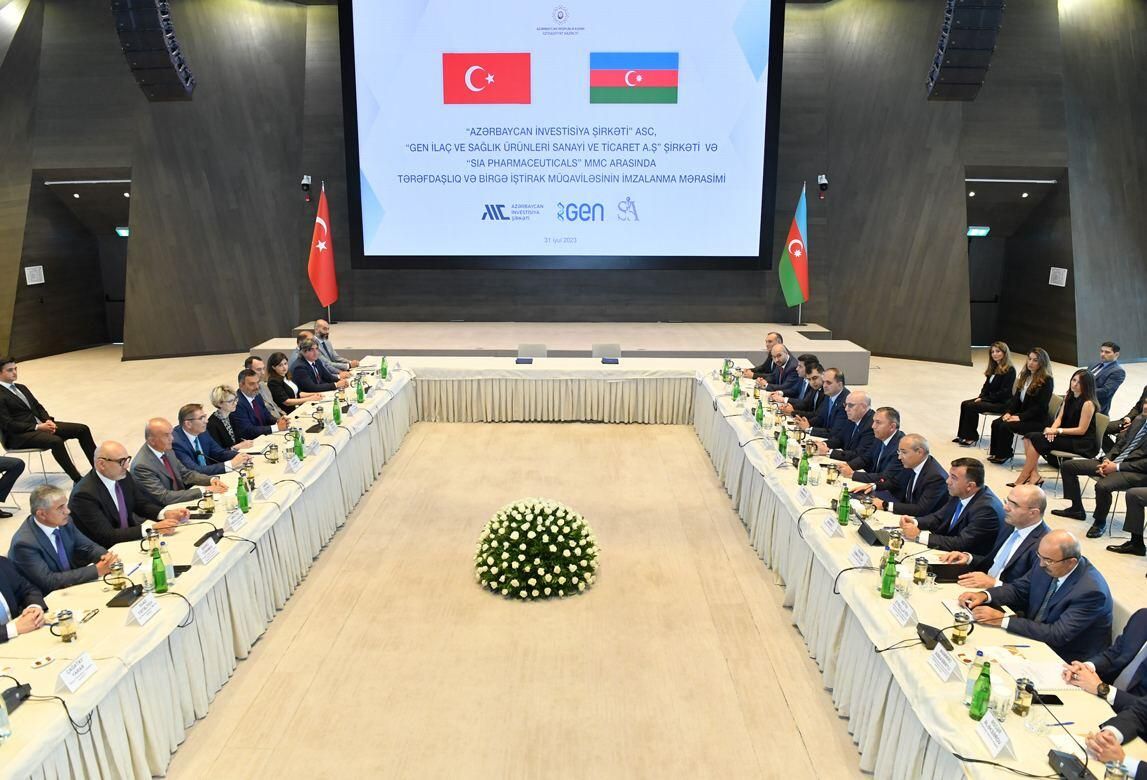 Azerbaijan, Turkiye to build joint plant to produce pharmacological products [PHOTOS] - Gallery Image