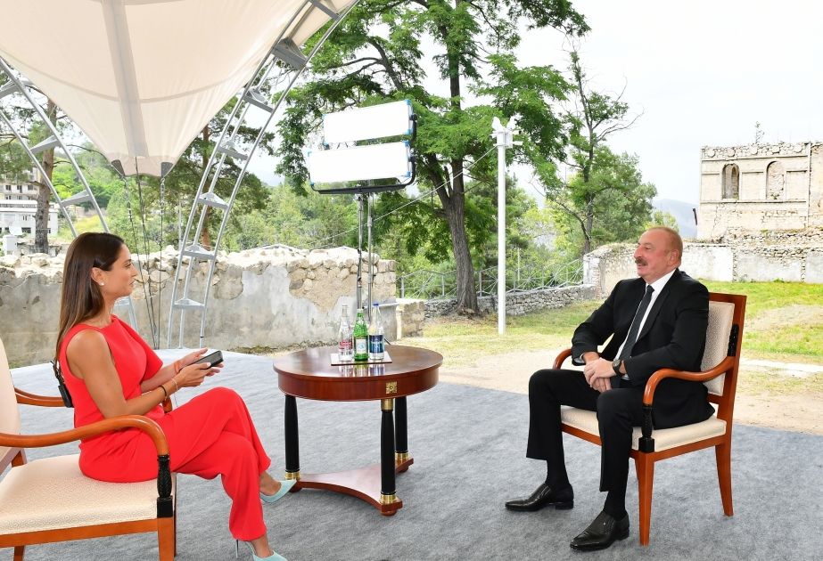 Azerbaijani President interviewed by Euronews TV Channel [PHOTOS/VIDEO]