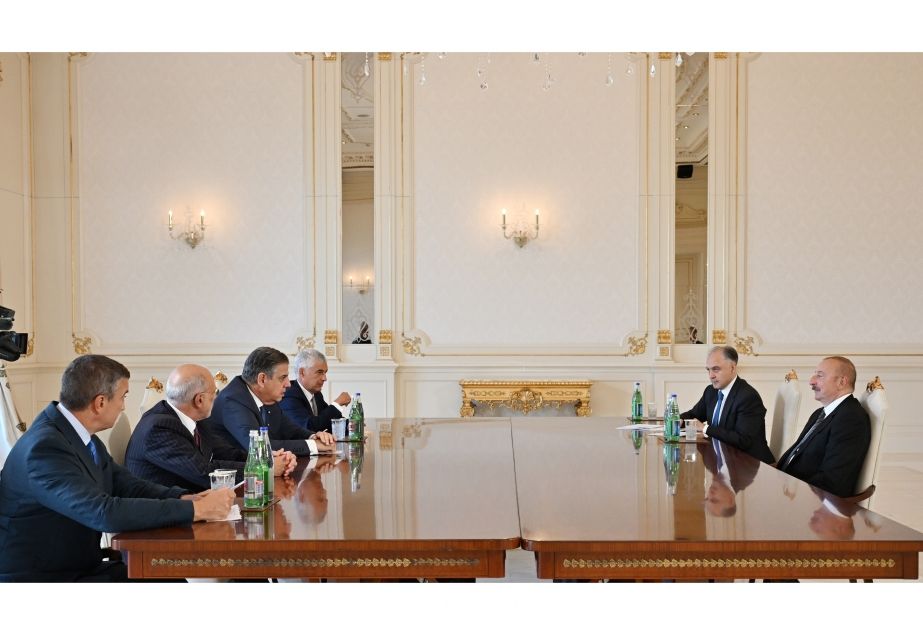 Azerbaijan President receives CEO of Italian Leonardo company [VIDEO]