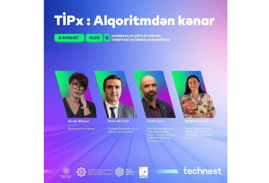 Baku to host "TIPx: Beyond the Algorithm" conference