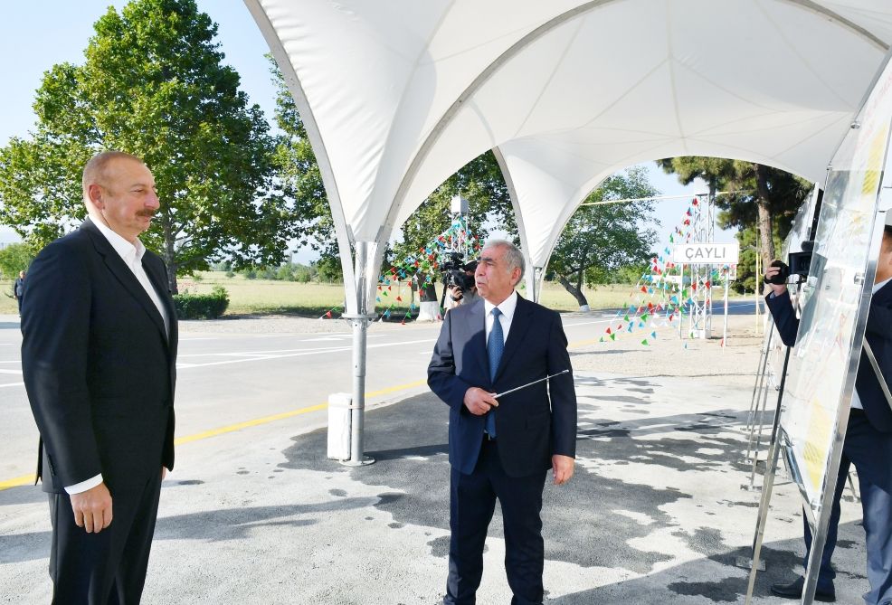 President Ilham Aliyev participates in inauguration of Garapapag-Chayli road [PHOTOS/VIDEO] 