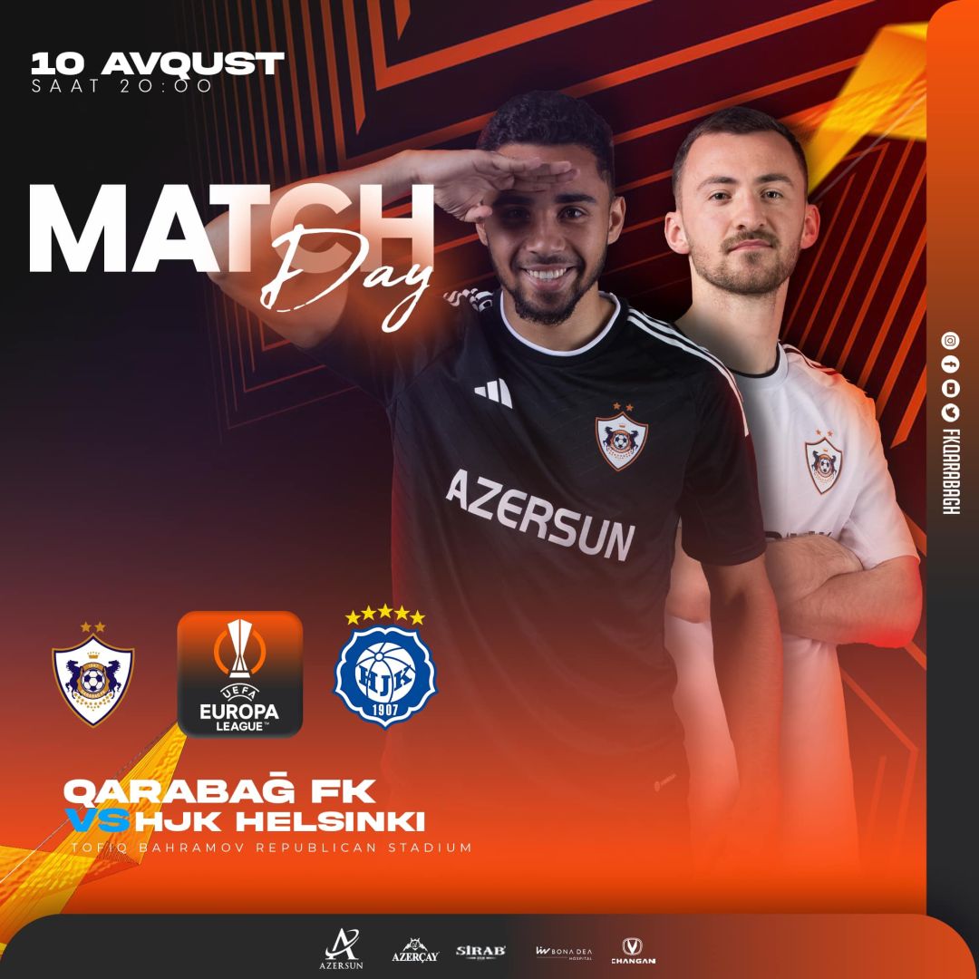 Qarabag FC to face HJK Helsinki as part of UEFA Europa League qualification round