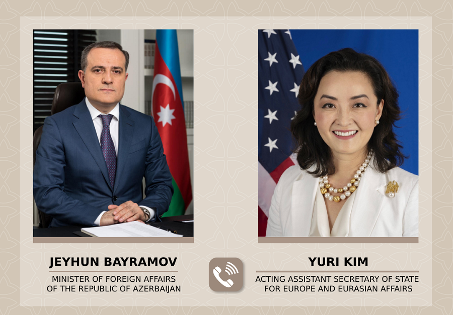 Azerbaijani FM holds phone talk with acting US Assistant Secretary of State