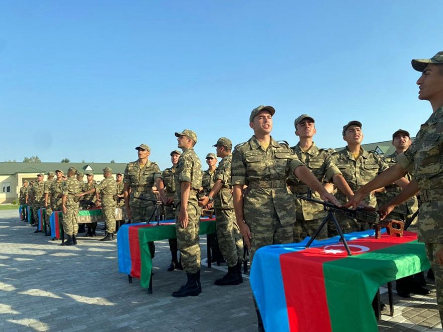 Military oath-taking ceremonies for young soldiers held in Azerbaijan Army [PHOTOS/VIDEO]
