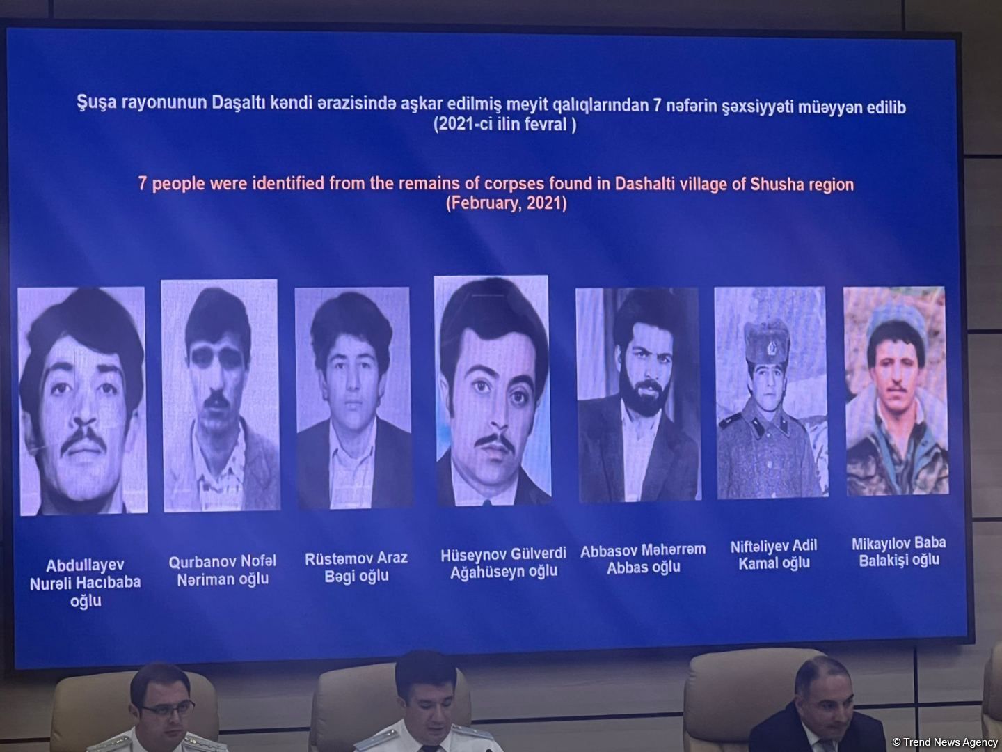 Azerbaijan establishes identities of human remains found in mass-casualty burials [PHOTOS]