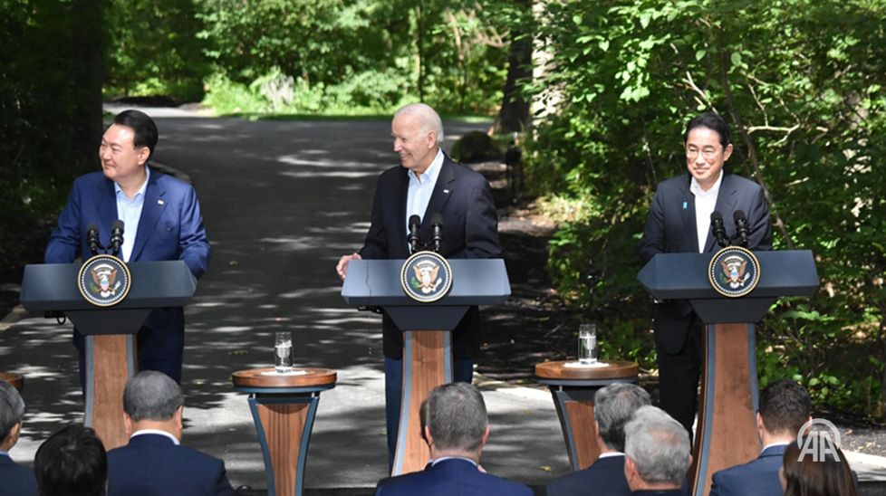 US, South Korea, Japan agree to strengthen security, economic ties in ...