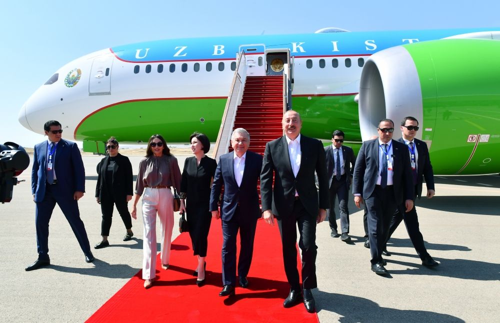 Uzbek President, who is on state visit to Azerbaijan, arrives in Fuzuli district [PHOTOS/VIDEO]