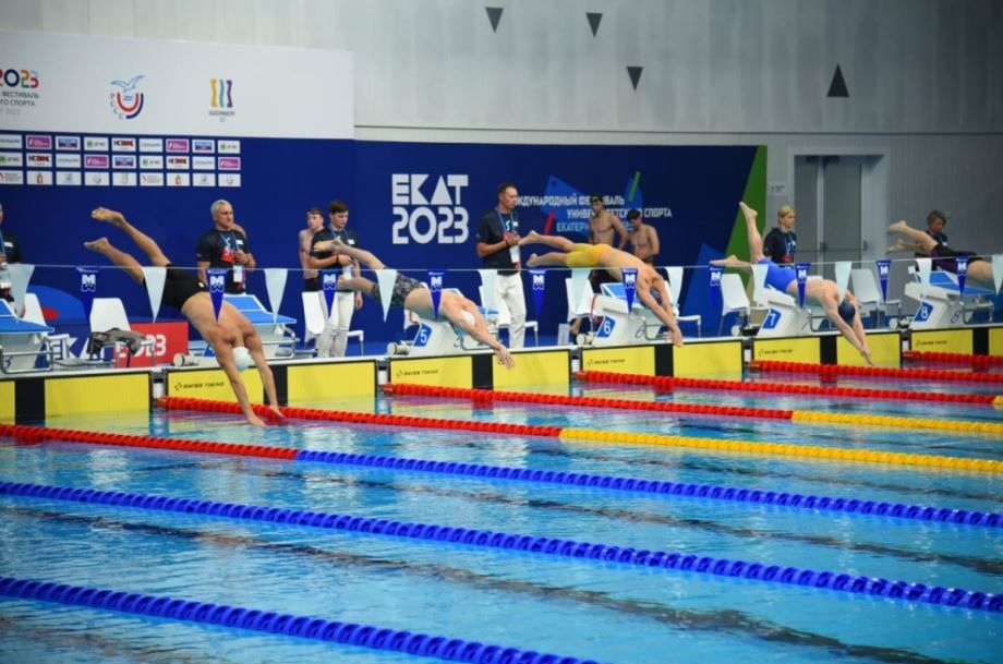 Azerbaijani swimmers qualified to next stage at Int'l University Sports Festival [PHOTOS]