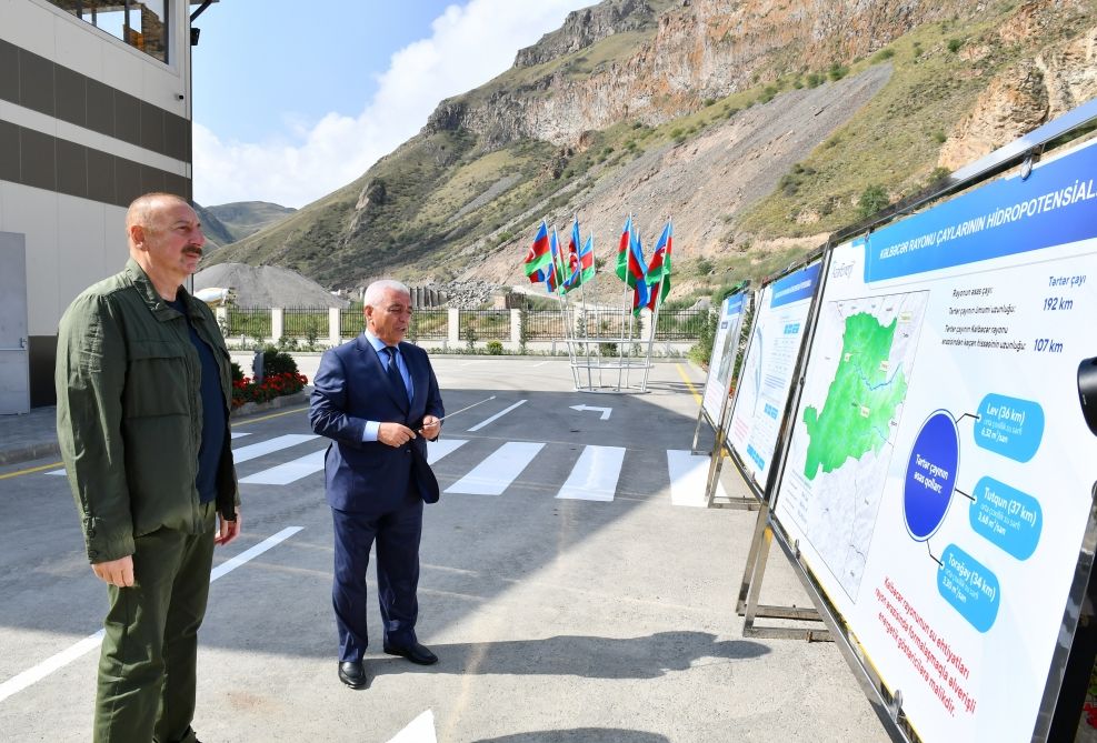 Chirag-1 and Chirag-2 small hydroelectric power stations were inaugurated in Kalbajar district [PHOTOS/VİDEO]