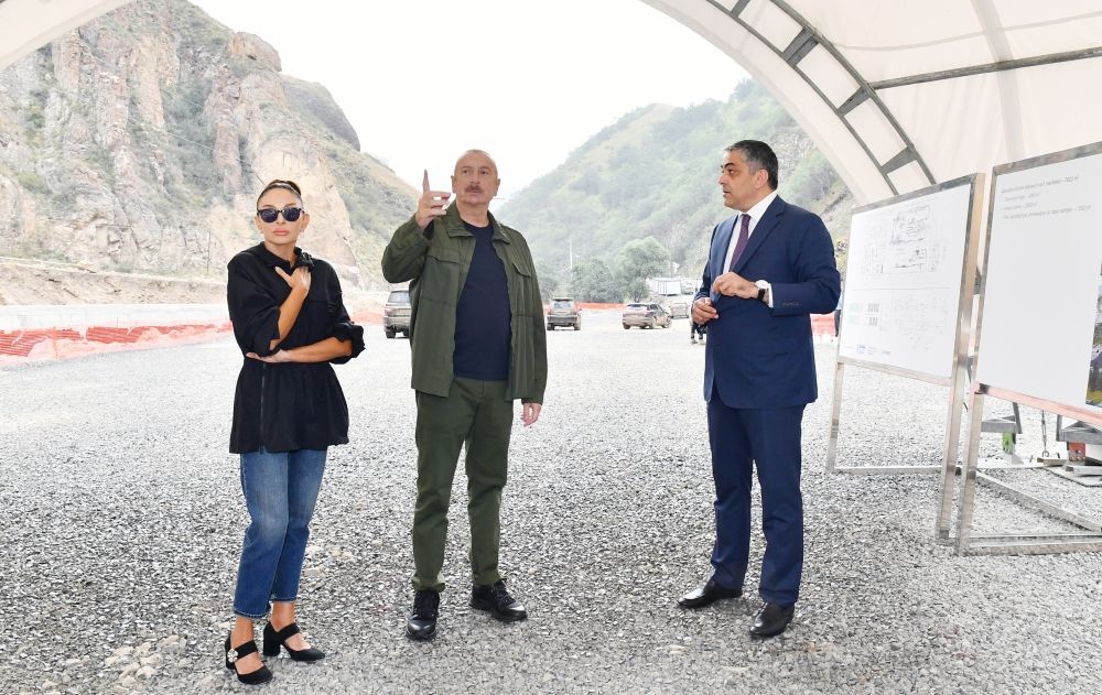 Azerbaijani President viewed construction progress of Istisu mineral water bottling plant and Istisu Treatment and Recreation Complex [PHOTOS/VİDEO]