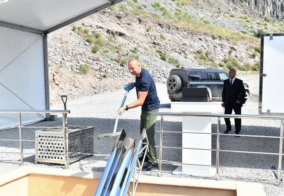 Foundation stone for village of Zar was laid in Kalbajar district [PHOTOS/VIDEO]