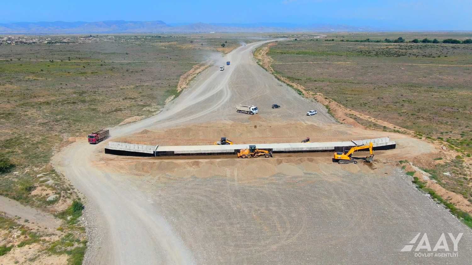 Construction of Aghdam-Fuzuli motorway continues at rapid pace [PHOTOS]
[VIDEO] - Gallery Image