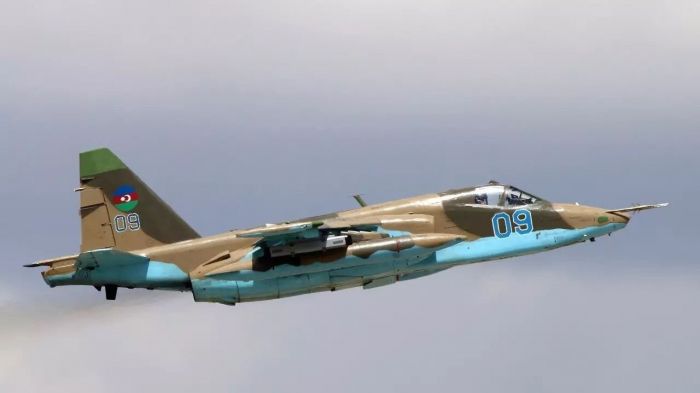 Azerbaijani Su-25 aircraft demonstrated at TEKNOFEST festival