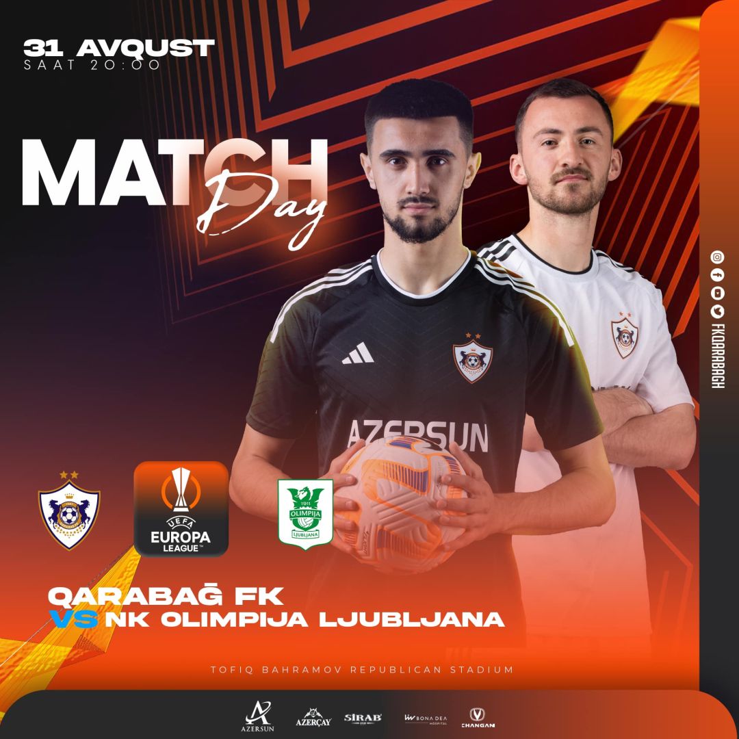 Qarabagh FC to face NK Olimpija Ljubljana