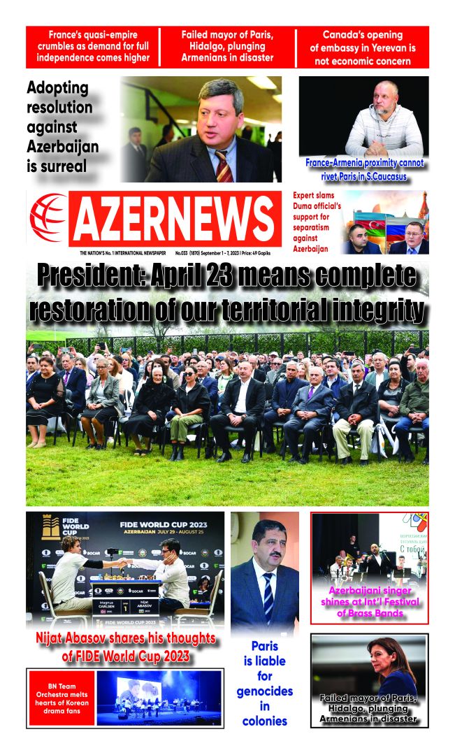 AZERNEWS releases another print issue