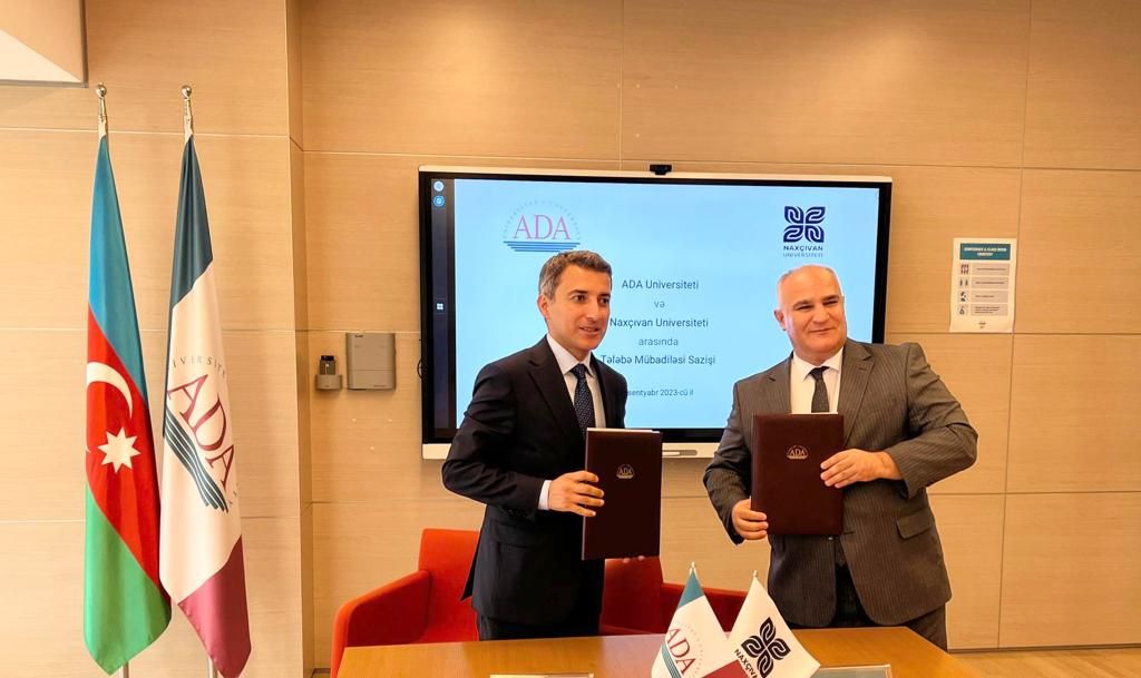ADA University & Nakhchivan University sign memorandum [PHOTOS]