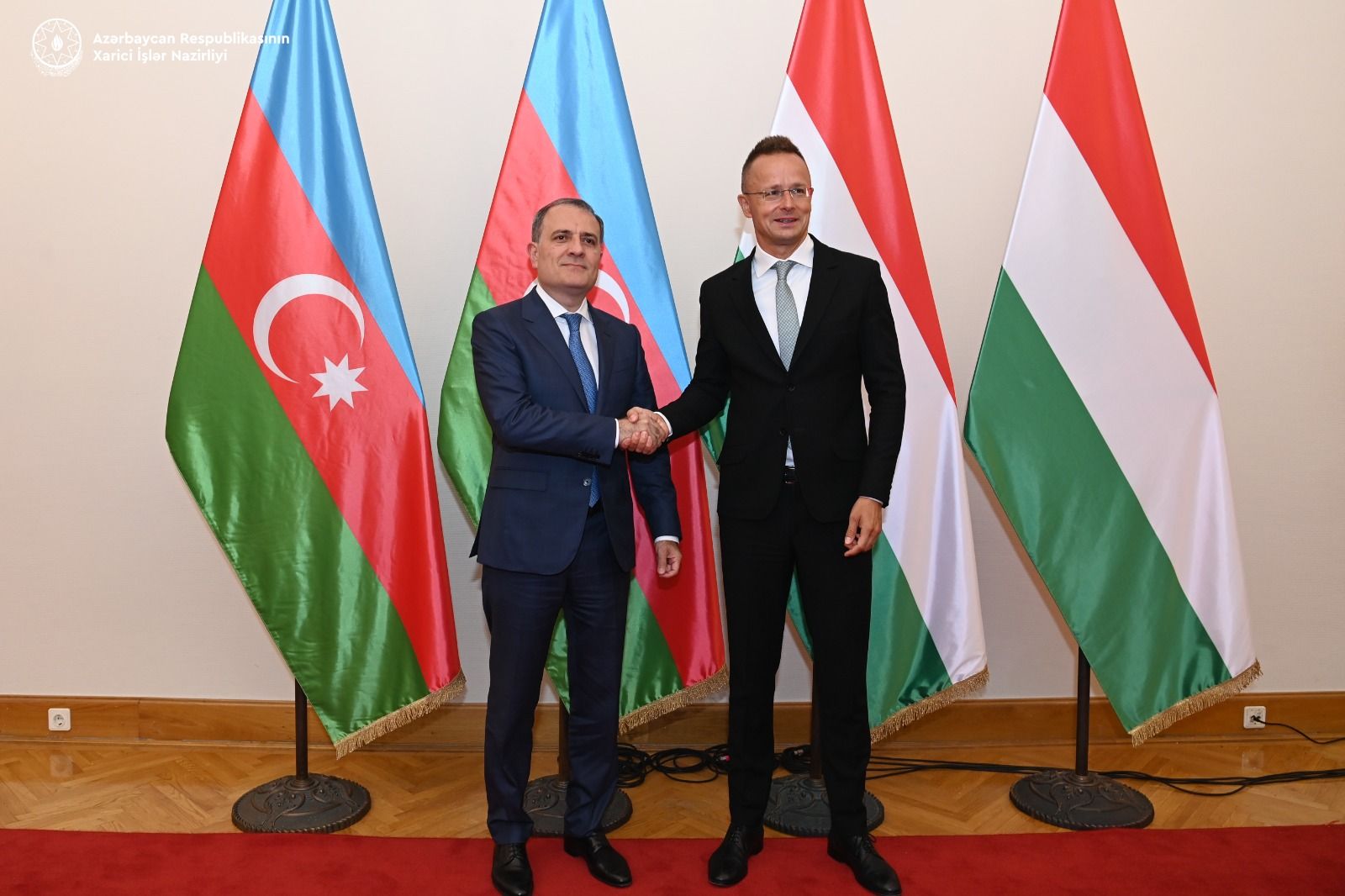 Azerbaijani, Hungarian top diplomats meet [PHOTOS]