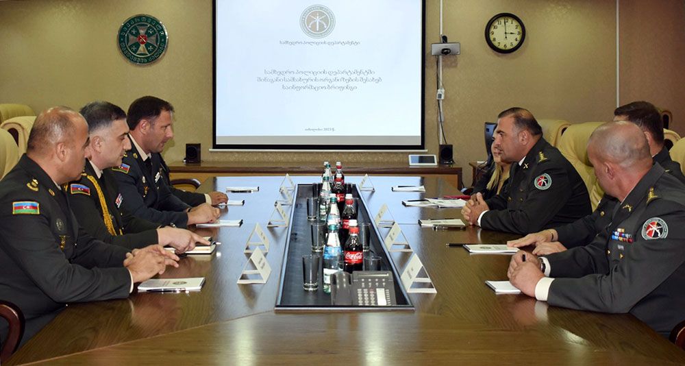 Delegation of Azerbaijani Defense Ministry visits Georgia [PHOTOS]