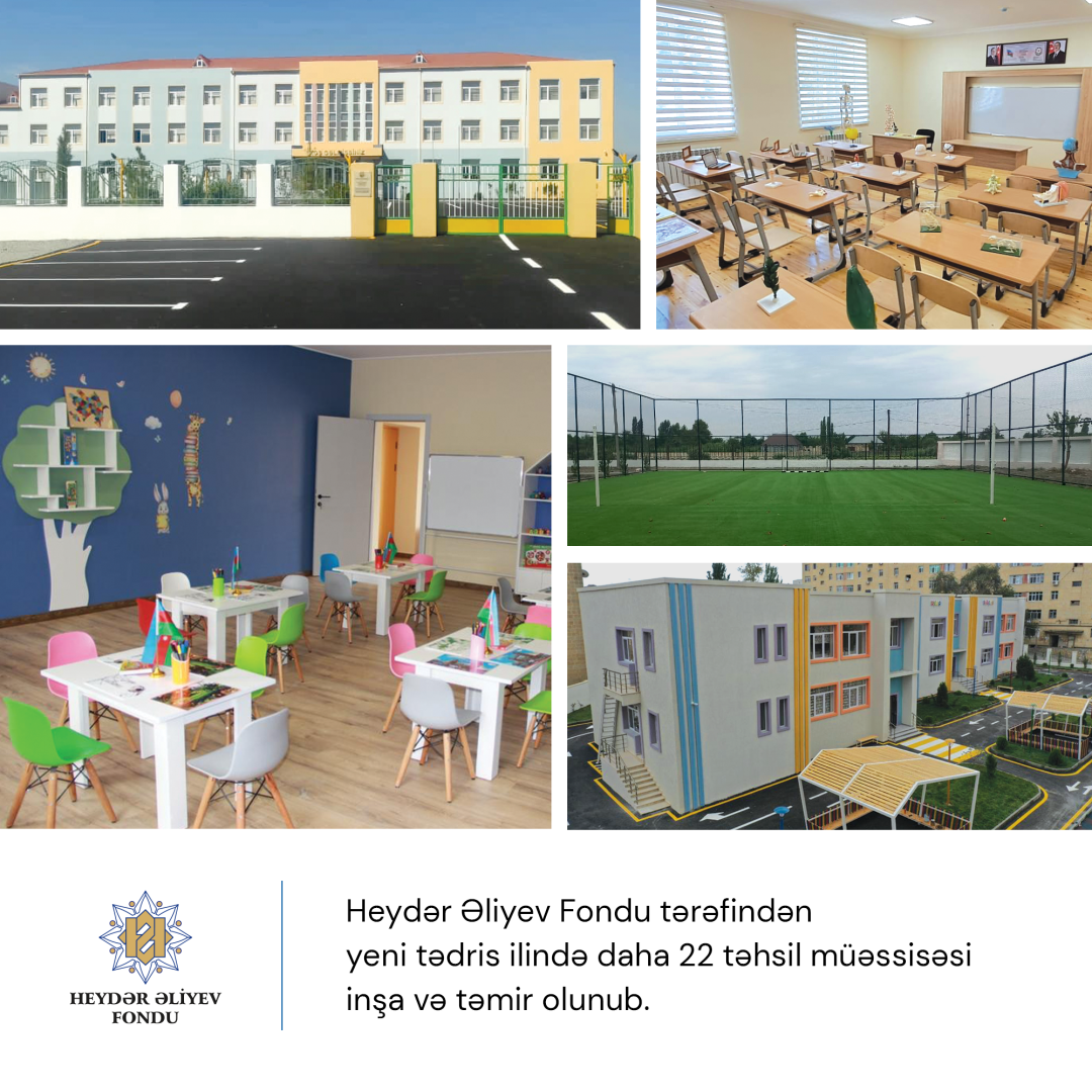 Schools, kindergartens renovated by Heydar Aliyev Foundation put into operation