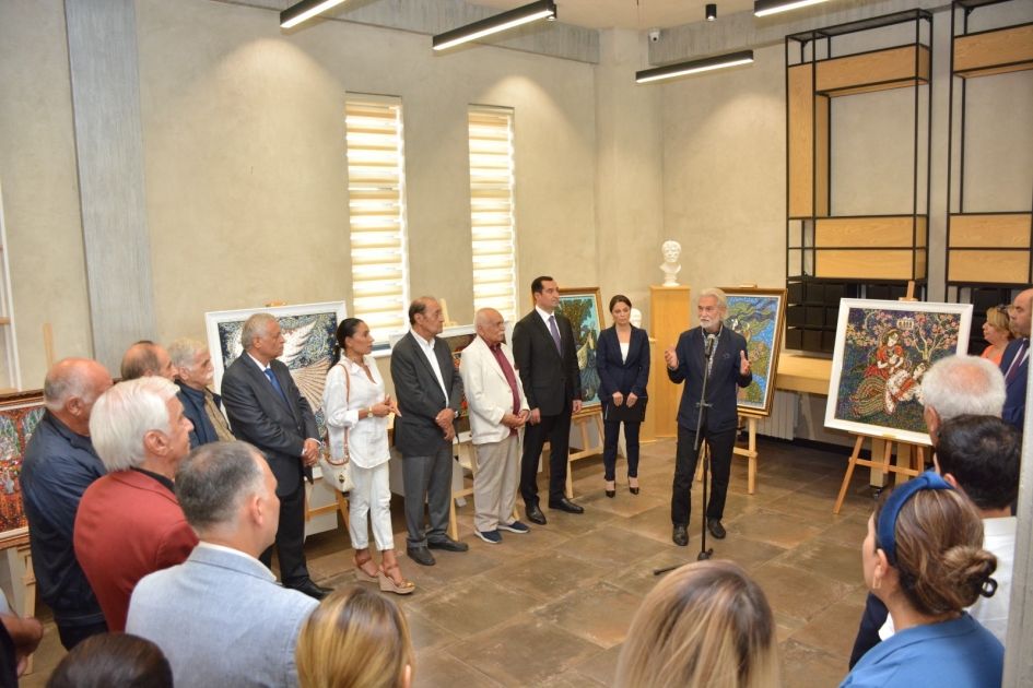 Arif Huseynov's art works on display in Shamakhi [PHOTOS]