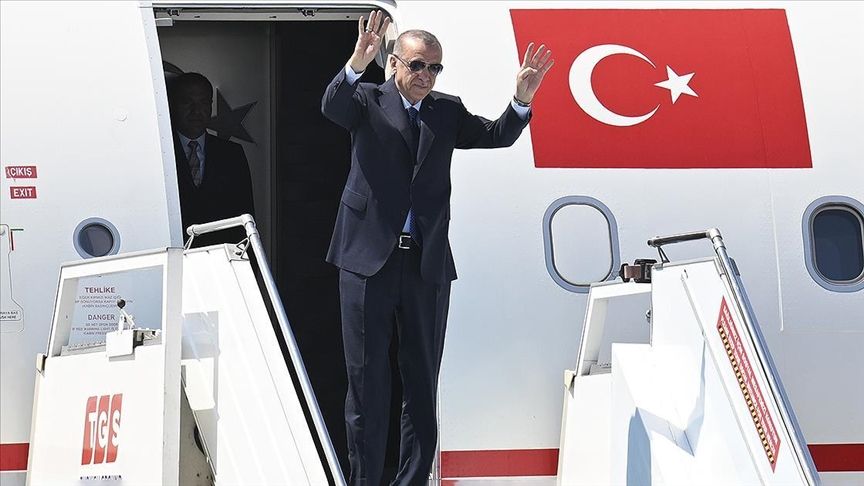 Turkish President Erdogan arrives in India for G-20 summit