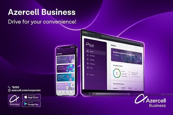 “Azercell Business” app is now available on AppStore and Google Play!