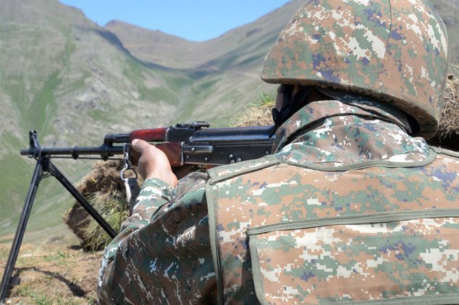 Azerbaijan Army positions in Gadabay direction subjected to fire