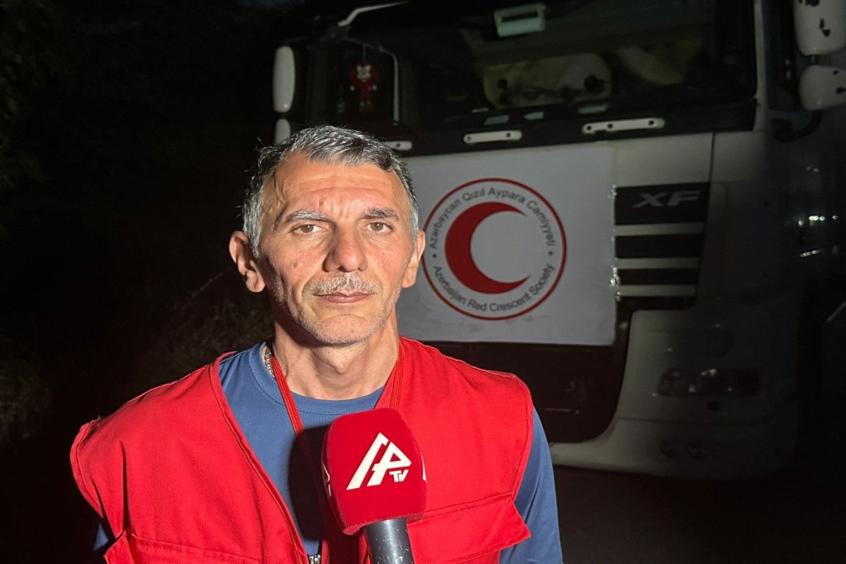 Russian food truck returns from Khankendi to Aghdam